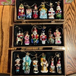 Thomas Pacconi 3 set Christmas ornaments